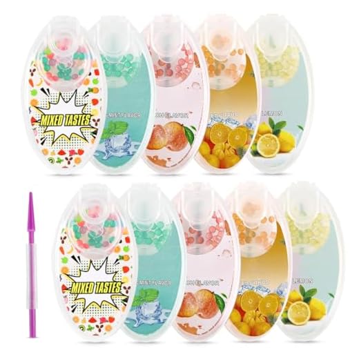 ARHZ 1000 Piezas de Perlas Aromáticas para Manualidades | Kit de Bolitas Reventables con 5 Aromas