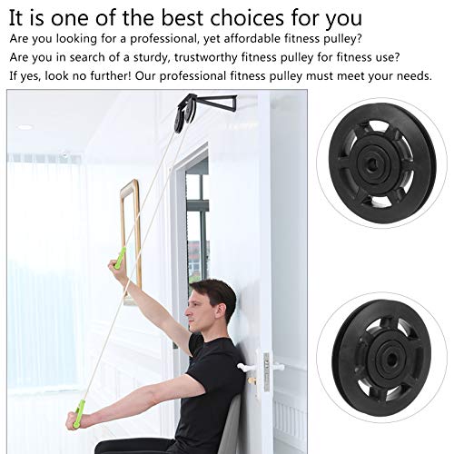 CLISPEED Aptidão Polia DIY Fixação Puxar Para Baixo Acessórios de Ginástica Em Casa Silenciosa Polia