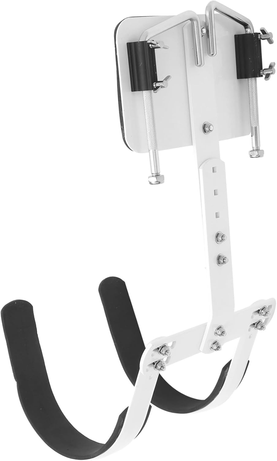 Gatuida Adjustable Snare Drum Carrier Durable Aluminum Back Frame for Marching Percussion Easy to Assemble Snare Drum Holder Accessory White