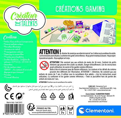 Kit créatif : Créations gaming Clementoni Jeux - vue 3