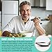 AuntyFey Weighted Adaptive Utensils, 4Pcs Weighted Utensils for Hand Tremors, 45°Angled Parkinsons Utensils for Elderly, 3.5oz Weighted Built Up Utensils for Adults, Disabled, Parkinson, Left-Handed