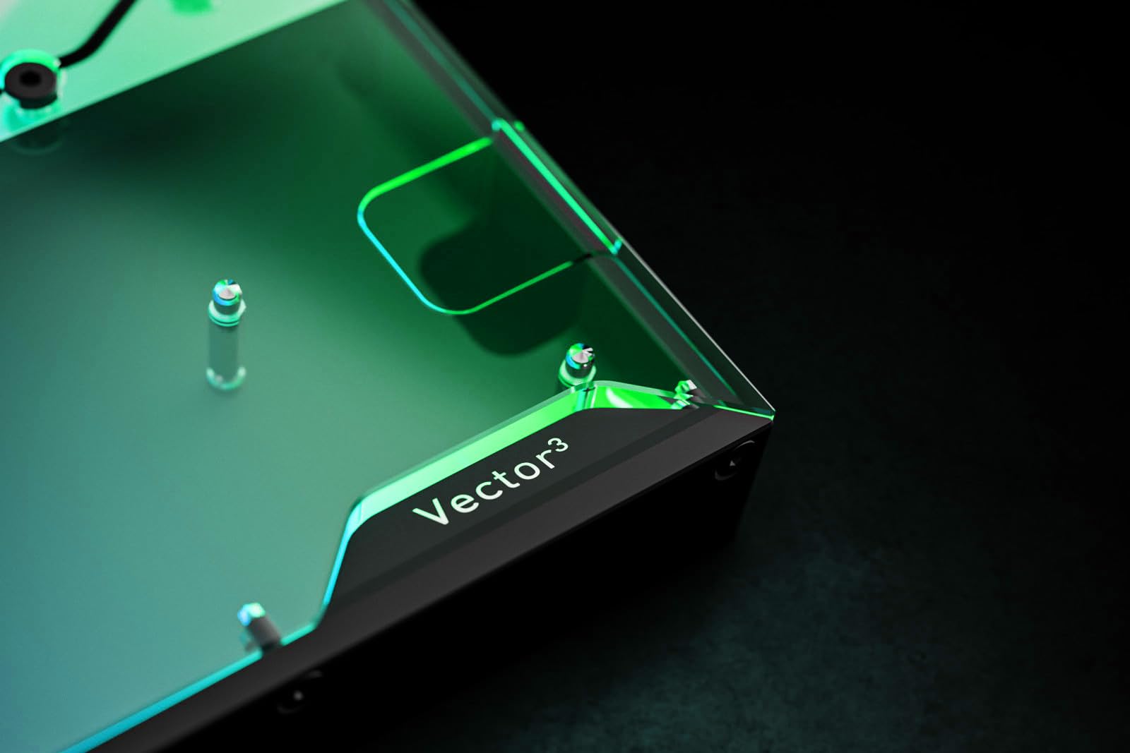 EK -Quantum Vector³ TUF RTX 5090 - Bloque de agua, tapa de plexiglás acrílico, cobre niquelado, D-RGB direccionable, para ASUS TUF Gaming GeForce RTX 5090