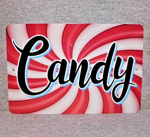 Flowershave357 Metal Sign Candy Store Shop Sweets Lollies Confection Sugar Gum Chocolate Candies Treats Goodies Snack Confectionary Nuts Treat