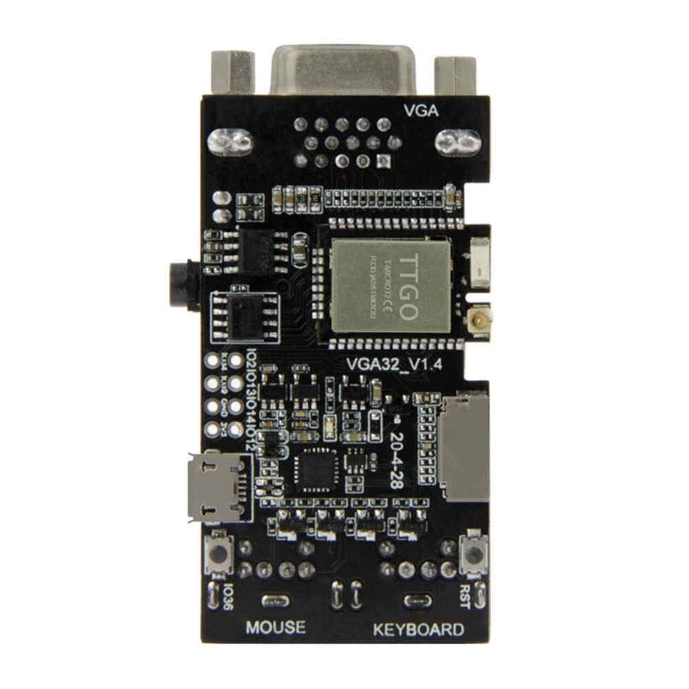 FabGL VGA32 VGA MóDulo PSRAM V1.4 Controlador PS/2 RatóN Teclado GráFicos Biblioteca Juego ANSI/VT Terminal Circuitos