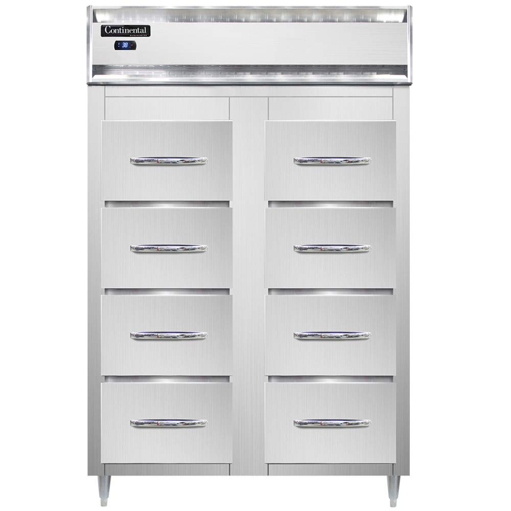 Designer Line Fish & Poultry File Vertical Refrigerated Cabinet by Continental Refrigerator – Model DL2RS-SS-F