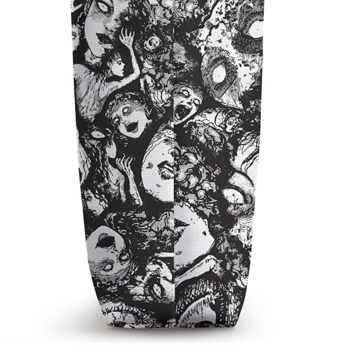 Bolso Tote con estampado de rostro Junji Ito Tomie miniatura 3
