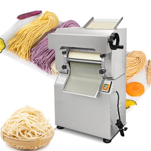Koalalko 3-in-1 Commercial Pasta Maker with Dough Sheeter,Knead,Cutter,Automatic Pasta Pressing