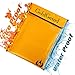 Fireproof Document Bags, Fire Safe Document Holder – 15”x 11” Fireproof & Waterproof Safe Bag, Silicone Coated Pouch for Your A4 Documents, Files, Money & Jewelry, Gold