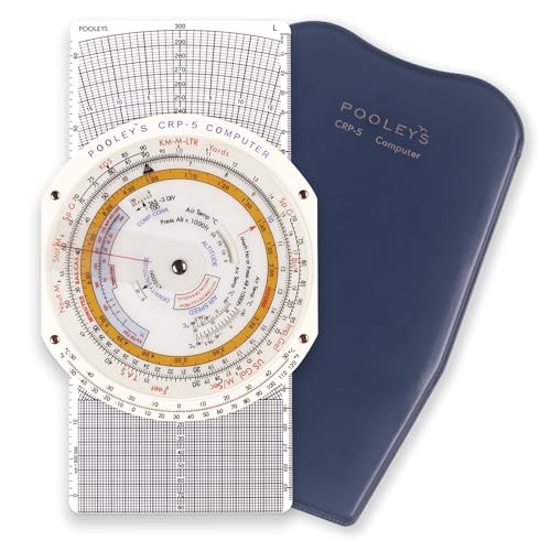 Computadora de vuelo CYA Plastic Large E6B CRP-5 10 pulgadas