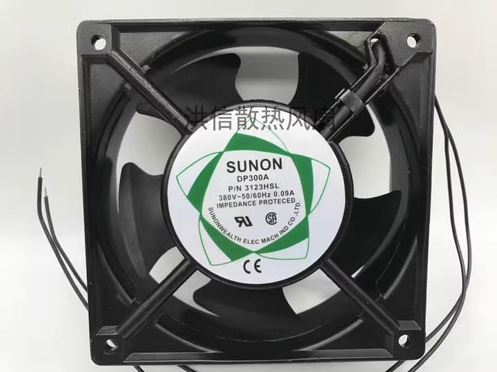 Ventilateur PC 120mm DP300A anti-surchauffe 380V AC coque aluminium