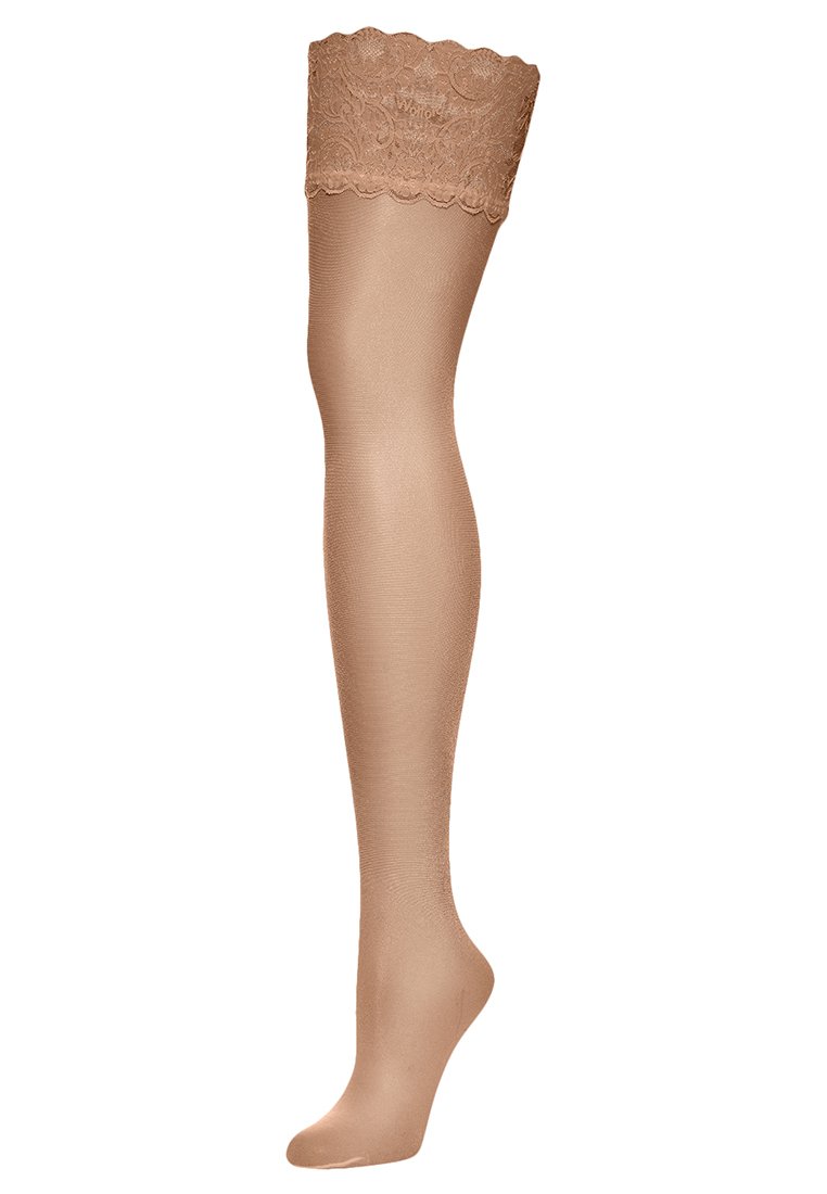 Wolford Women's Satin Touch 20 Stay-Up Tights, 20 DEN, Gobi, Large (Size: L)