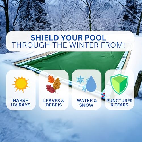 Cubierta de invierno Swimline Hydrotools para piscina rectangular 30x50 ft miniatura 2