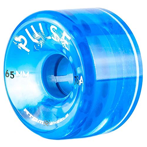 Atom Skates Outdoor Quad Roller Wheels 78A Atom Pulse 65x37 Blue 65x37 Blue / 1 Wheel