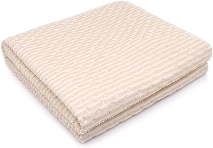 Maltose Waterproof Reusable Bed Pads 35.4 X 55.1 Inches Big Size with 4 Fixed Straps Elderly Incontinence Mat 400 Washes Machine Breathable Cotton Durable High Absorbent Underpads: Kitchen & Dining