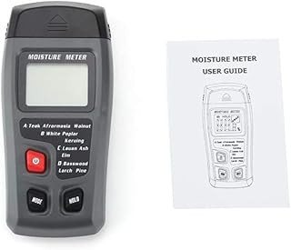 JF-XUAN Moisture Meter 1 Set Digital LCD Wood Moisture Meter Humidity Tester Timber Damp Detector Wood Working Measuring Tools Hygrometer Humidity tester Water Quality Tester
