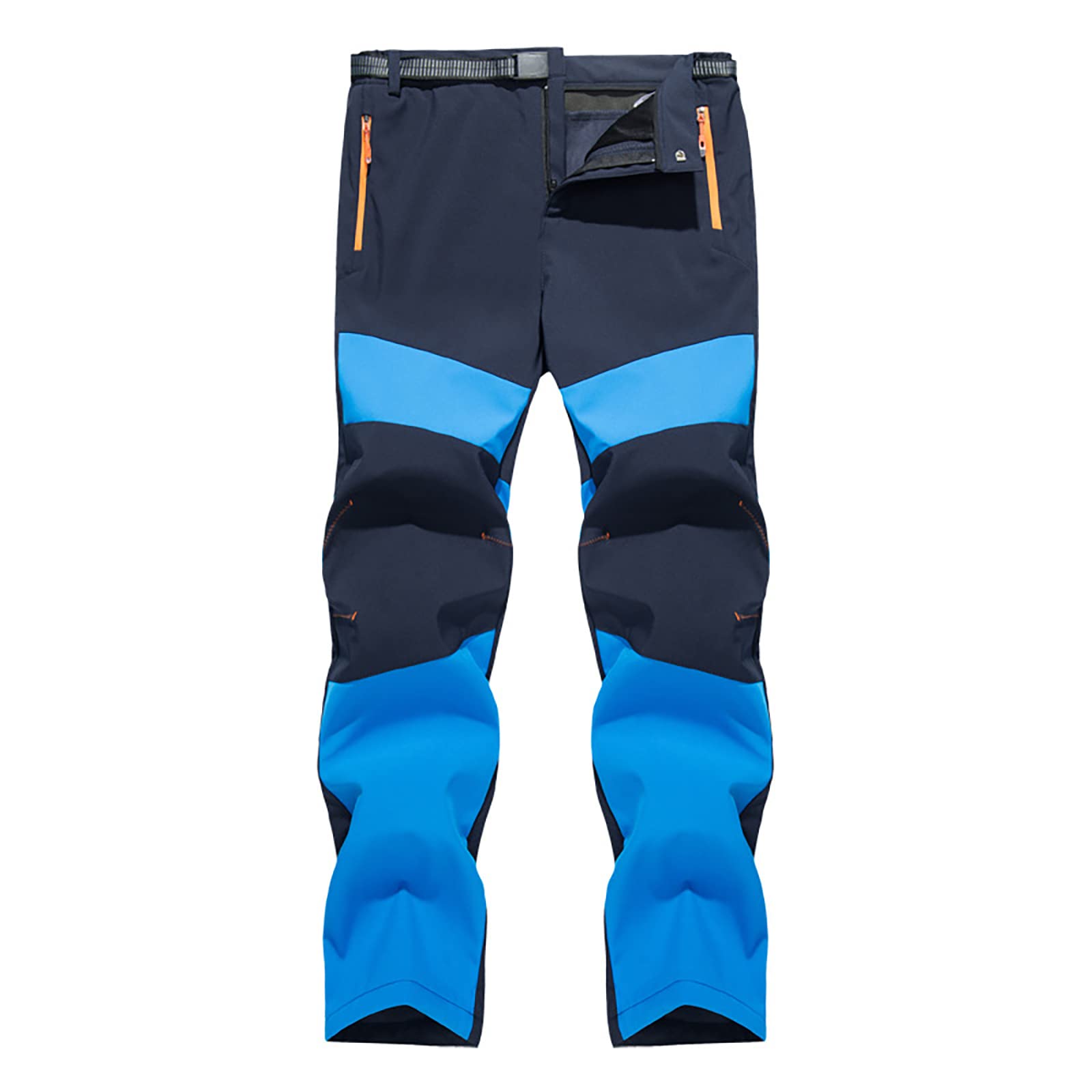 sandbank Men's Snow Ski Outdoor Hiking Pants Lightweight Waterproof Windproof Fleece Cargo Trousers