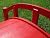 SamsGazebos Miniature Japanese Wood Garden Bridge, Red, Assembled, 25" Long X 11" Tall X 11-1/2" Wide, Made in USA