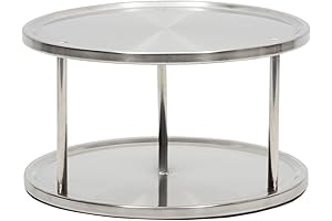 Juvale 2 Tier Spice Rack Spinner