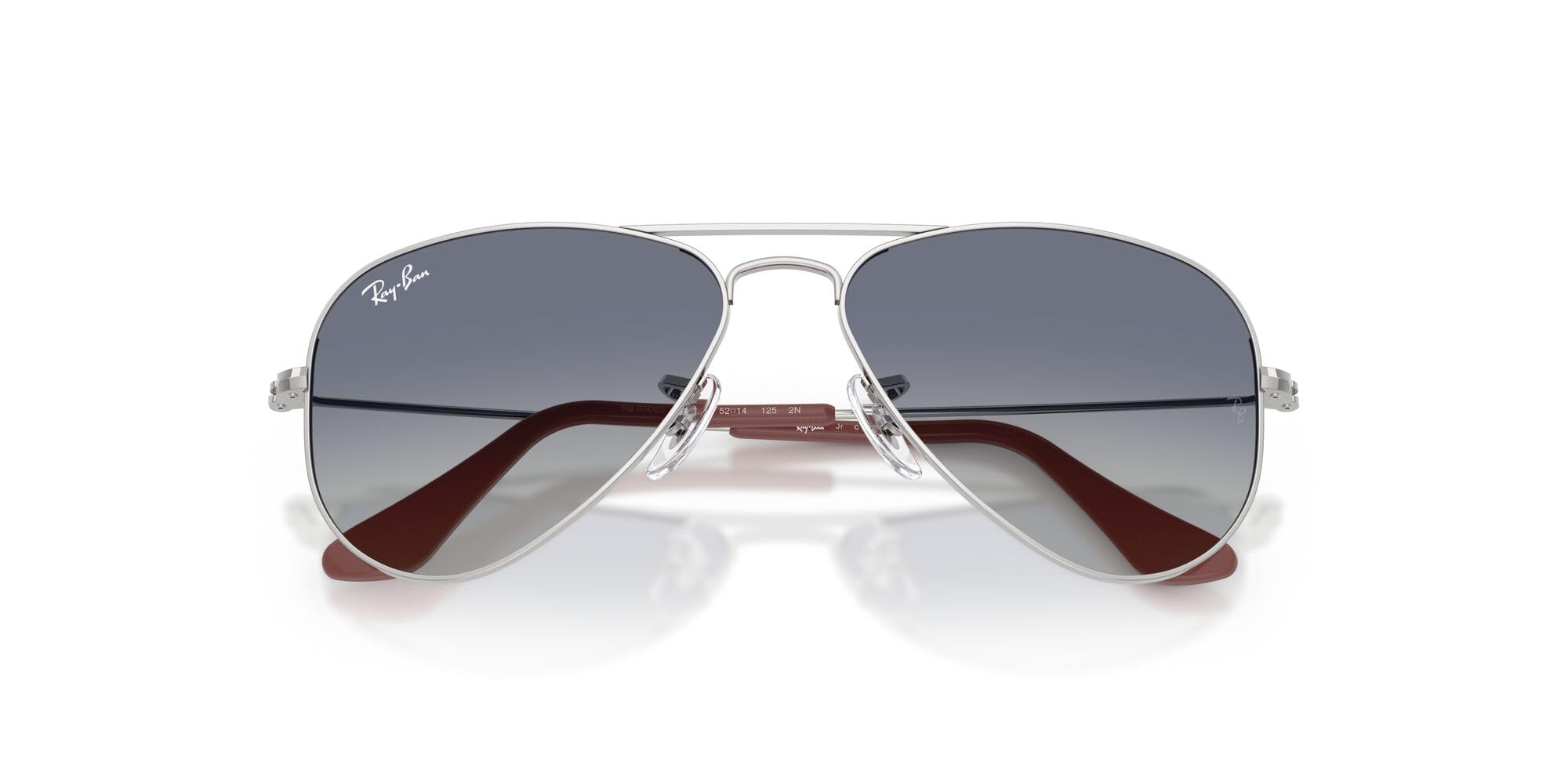 Ray-Ban Junior Rj9506s metalowe okulary przeciwsłoneczne lotnicze