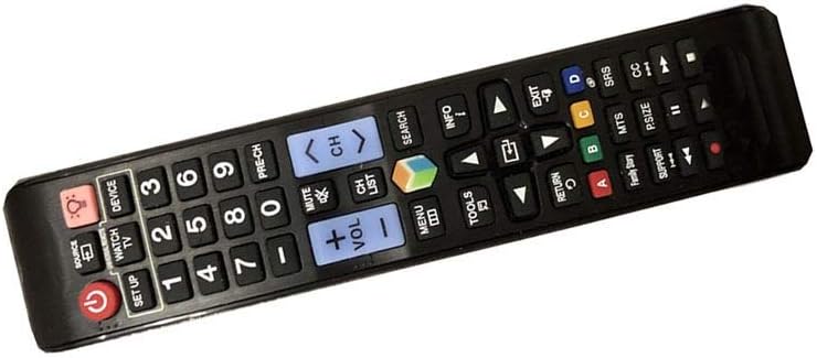 Easy Replacement Remote Control Fit for Samsung UN65JS8500F UN55JS8500 UN40H5203AF UN32H5203AF UN58H5005AF 4K Smart 3D LCD LED HDTV TV