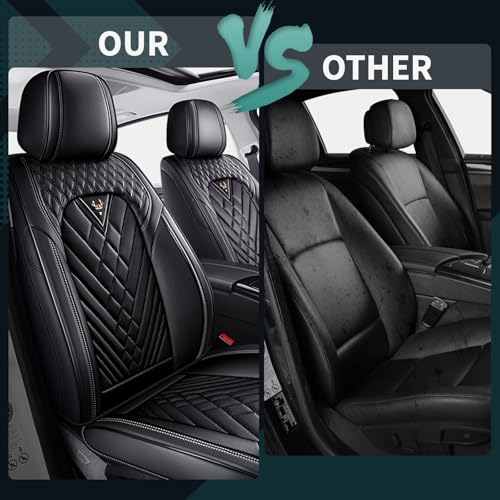 Image of Car Seat Covers for Chevy Silverado EV 2024-2026 Leather Front Seats