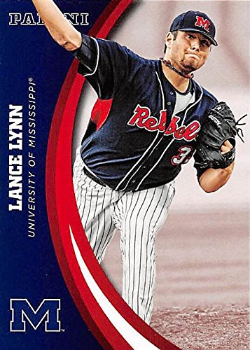 Lance Lynn baseball card (Ole Miss Rebels) 2016 Panini Team Collection #24