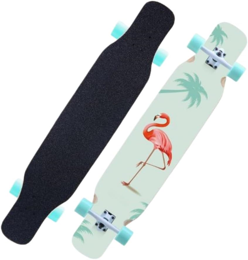 Skateboard Longboard Four Wheel Skating Dance Board Road Trip Street Scooter Professional Men Women Adult Beginner