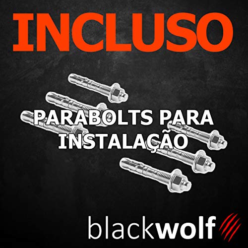 Barra Fixa 80 Cm Pull Ups Fitness + 06 Parabolts