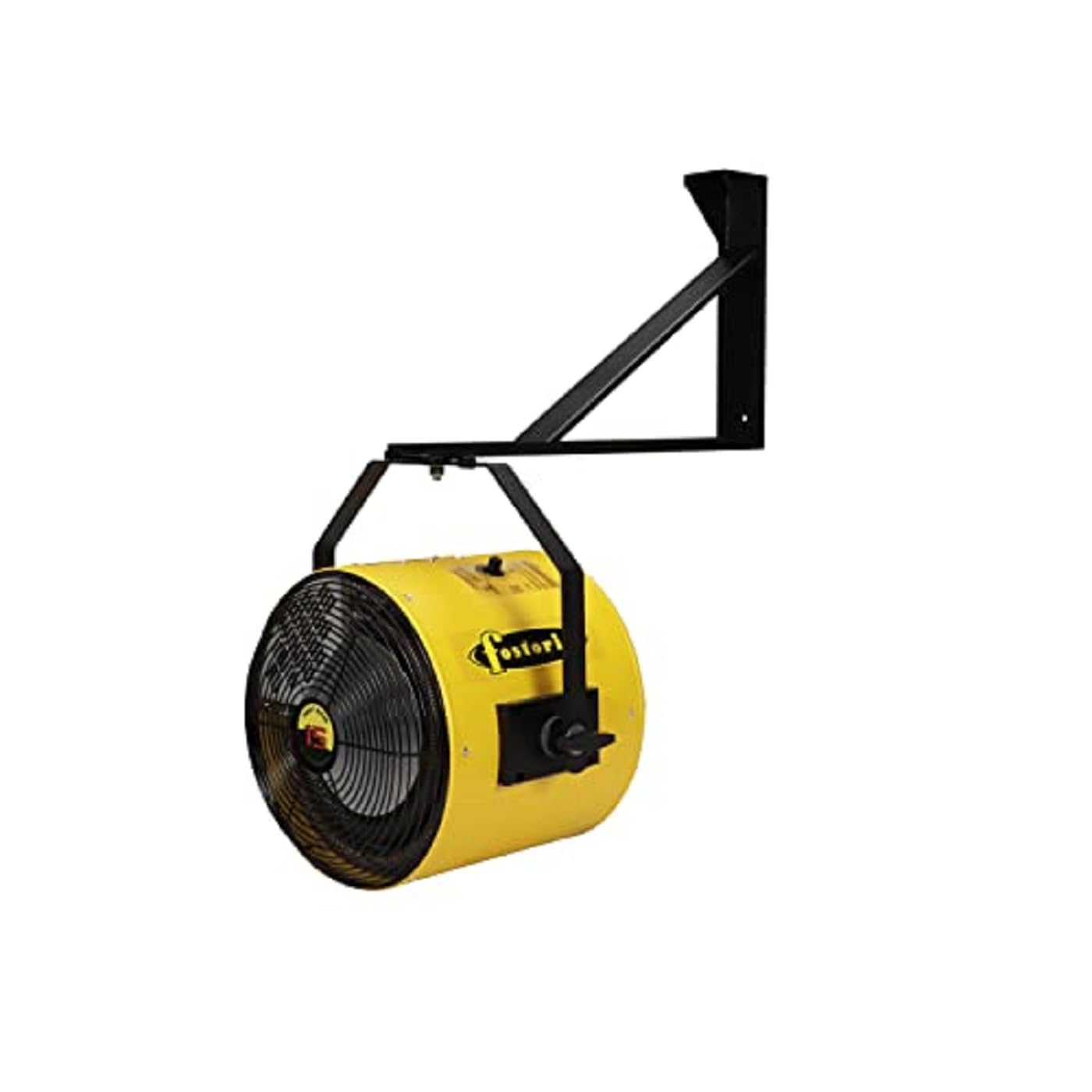 TPI Corp/Fostoria YES-1524-1A 15KW 240V 1Ph Wall/Ceiling Mount Electric Salamander Heat Wave Portable Fan-Forced Heater for Garage & Warehouse, Yellow