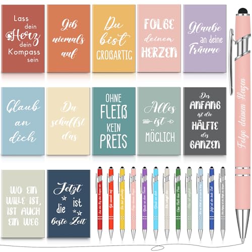 Stylos de Motivation et Carnets Floraux Clabby : Kit anti-stress pour le Bureau