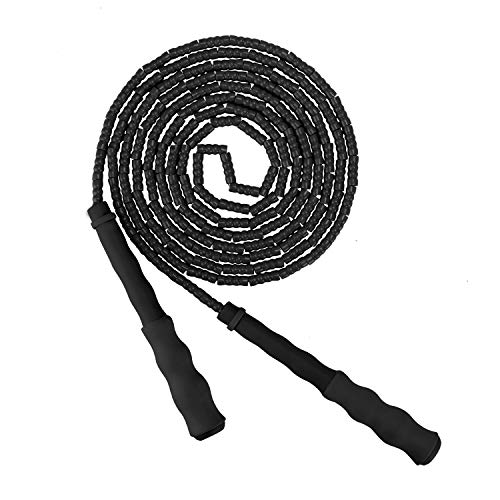 Jump Rope, Amble Soft Beaded Segment Jump Rope - Tangle-Free For Keeping Fit, Training, Workout And So On - Adjustable For Men, Women And Kids - 9 Feet #TOP5