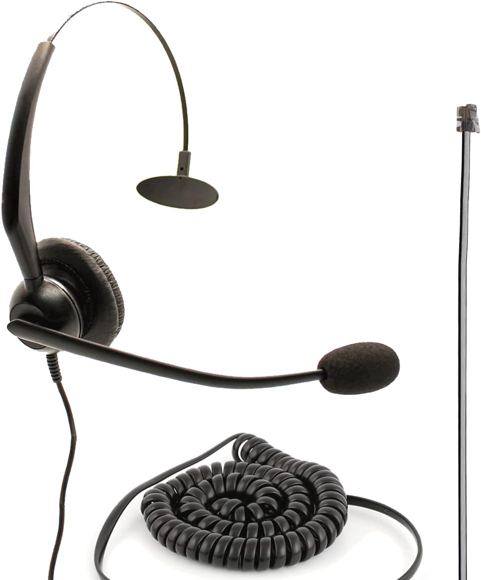 Entry Level Monaural Noise Cancelling Headset | Compatible with NEC XN120 Vision