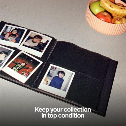 Polaroid 대형 포토 앨범, 160장의 즉석 사진 보관, 40페이지, 블랙 — 사진 2