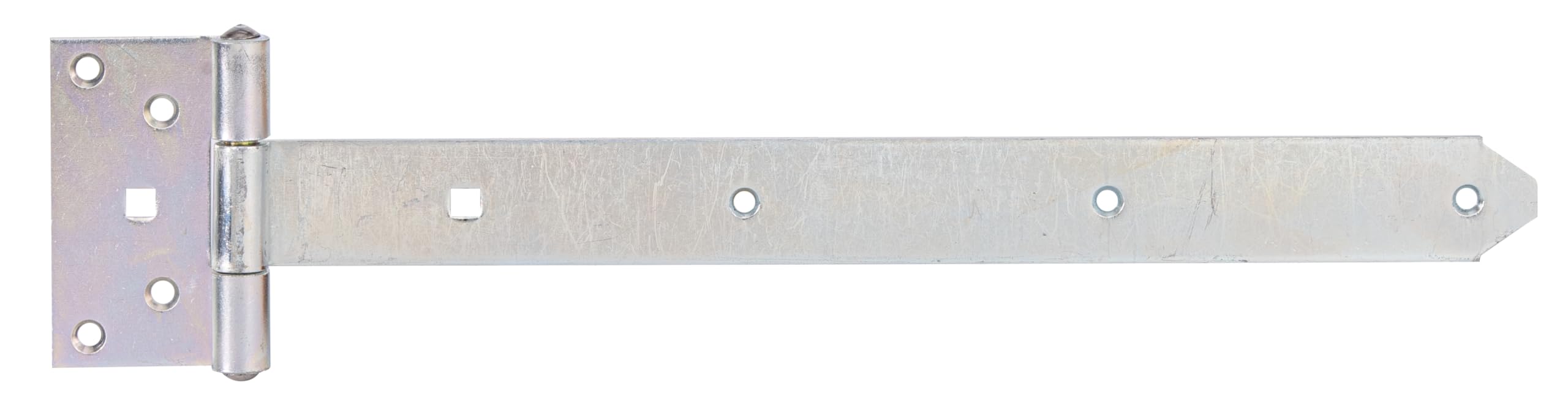 Alberts 844400 Bisagra inglesa, Con pasador prensado, Galvanizado, pasivado con capa gruesa, Banda 391 x 40 mm, Bisagra 103 x 59 mm, Juego de 10