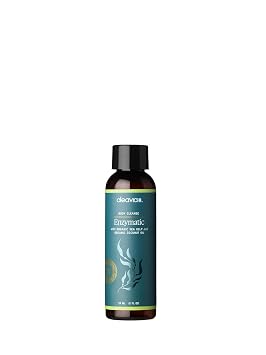Aleavia Travel Size Enzymatic Body Cleanse Fragrance-Free Organic & All-Natural Prebiotic, Vegan Body Wash 2 Oz.