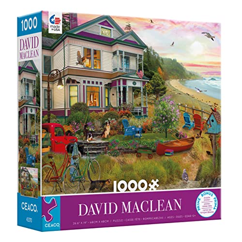 Ceaco - David Maclean - Oceanside Living - 1000 Piece Jigsaw Puzzle #TOP2