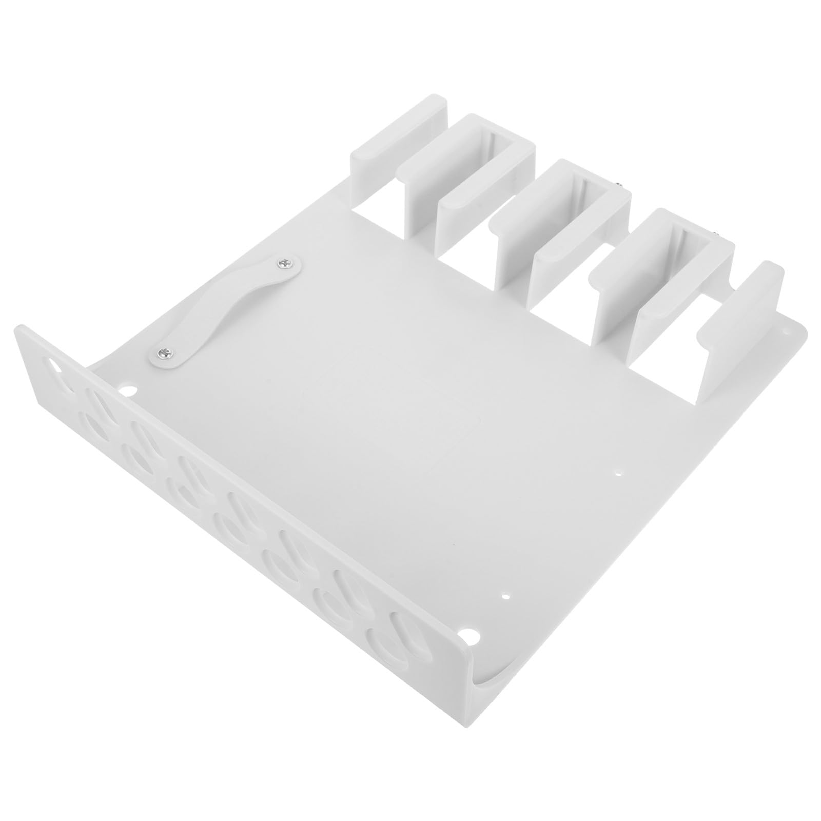 ERINGOGO Soporte de Pared para Cortapelos y Herramientas de Peluquería, Organizador de Plástico Blanco para Salón, Ahorro de Espacio y Estilo Moderno