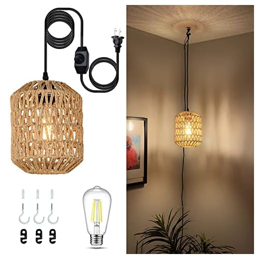 Rattan Hanging Lamp