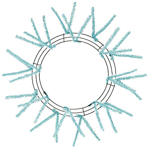 Craig Bachman Turquoise Metallic 24" Work Wreath to use with Poly Deco Mesh from Deco MESH Design