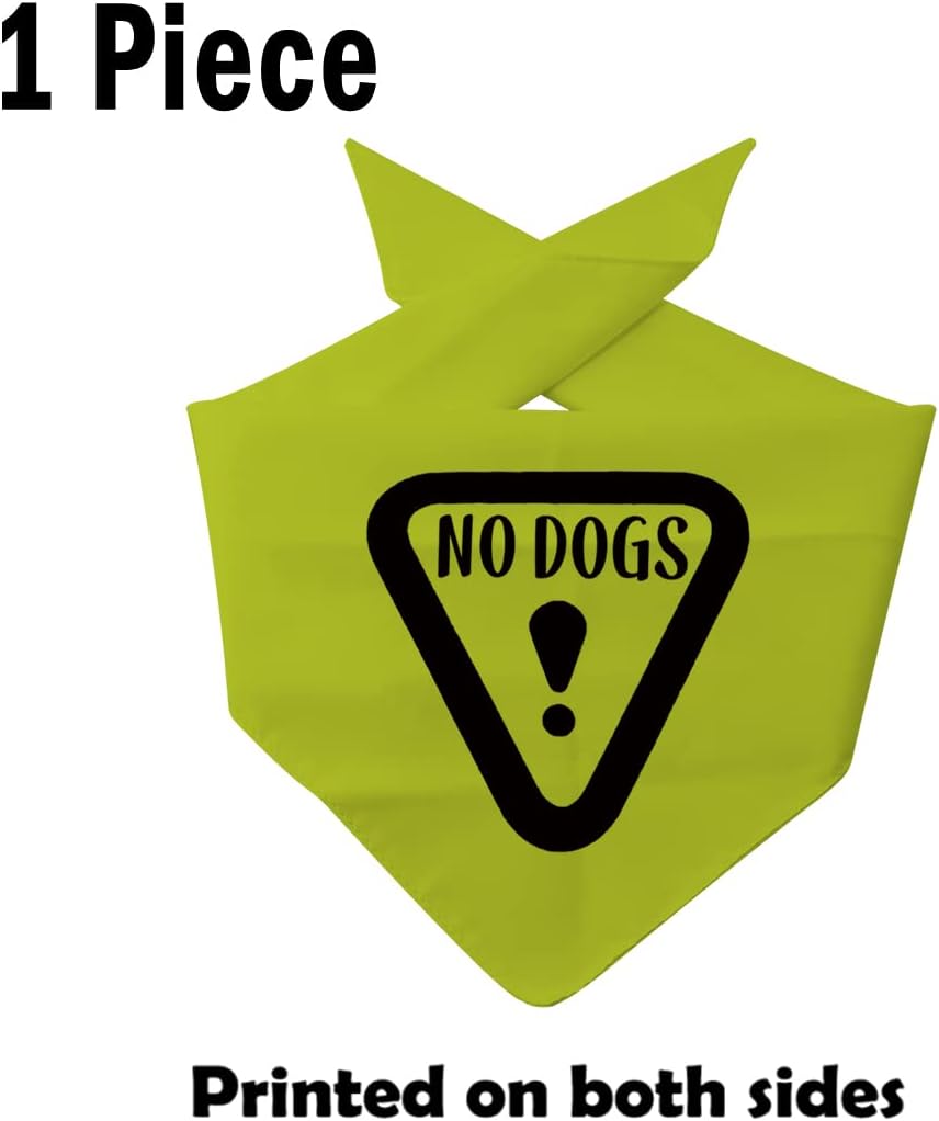 1 Piece No Dogs/Reactive/No Kids Dog Bandana Dog Reactive Bandana
