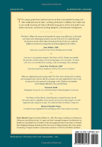 The Power of Our Words: Teacher Language That Helps Children Learn