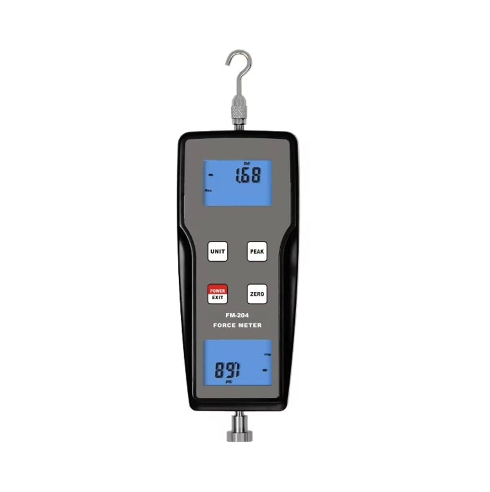 Portable Digital Dynamometer Handheld Measuring Instrument Tension Thrust Sensor Indicator 0.5% Test for Industrial Inspection