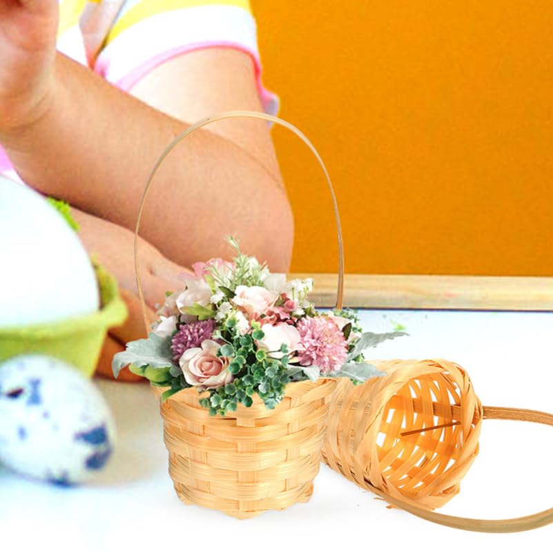 Paniers à fleurs rustiques pour organiser les petits objets perdus