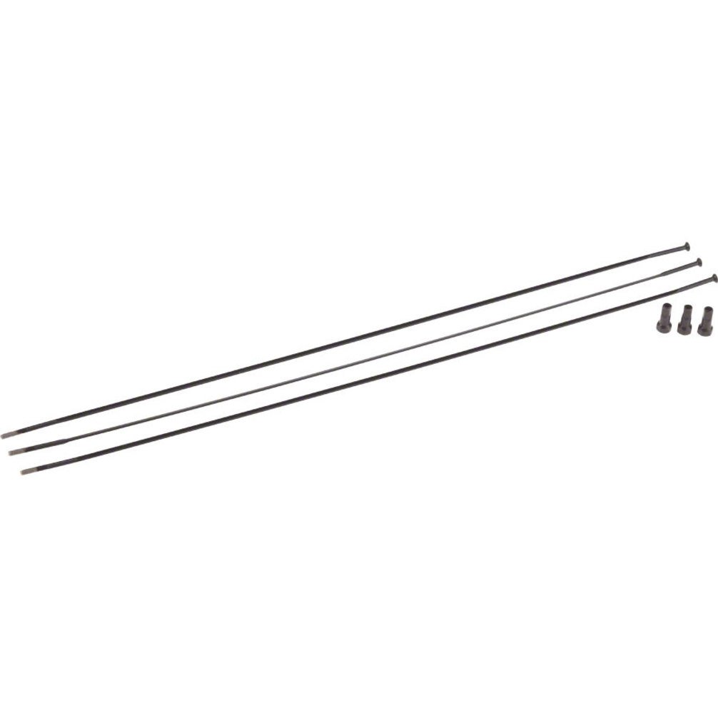 Set Raggi SRAM S27 Straight Pull 700c - Aero Piatto Nero - Anteriore E Posteriore - 3