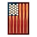 Morigins Baseball Patriotic American Bat Ball Sport Softball Flag Yard Outdoor House Flag 28 x 40 Inch