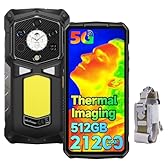 Ulefone Armor 29 Pro 5G Rugged Smartphone 512GB ThermoVue T2 Thermal Imaging, 21200mAh 120W, Dual AMOLED 6.67"+1.04", 64MP Night Vision Android 15 Dimensity 7400 SIM-Free & Unlocked Mobile Phones NFC