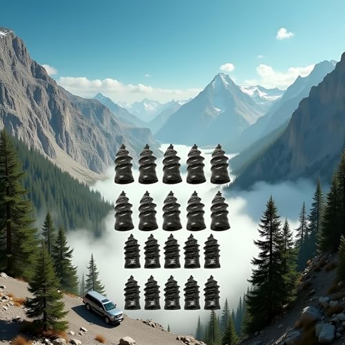 Image of 20 Pcs Professional Tire Repair Screw in Rubber Plug Repair Puncture Vacuum Self-Service Tire Wheel Tools