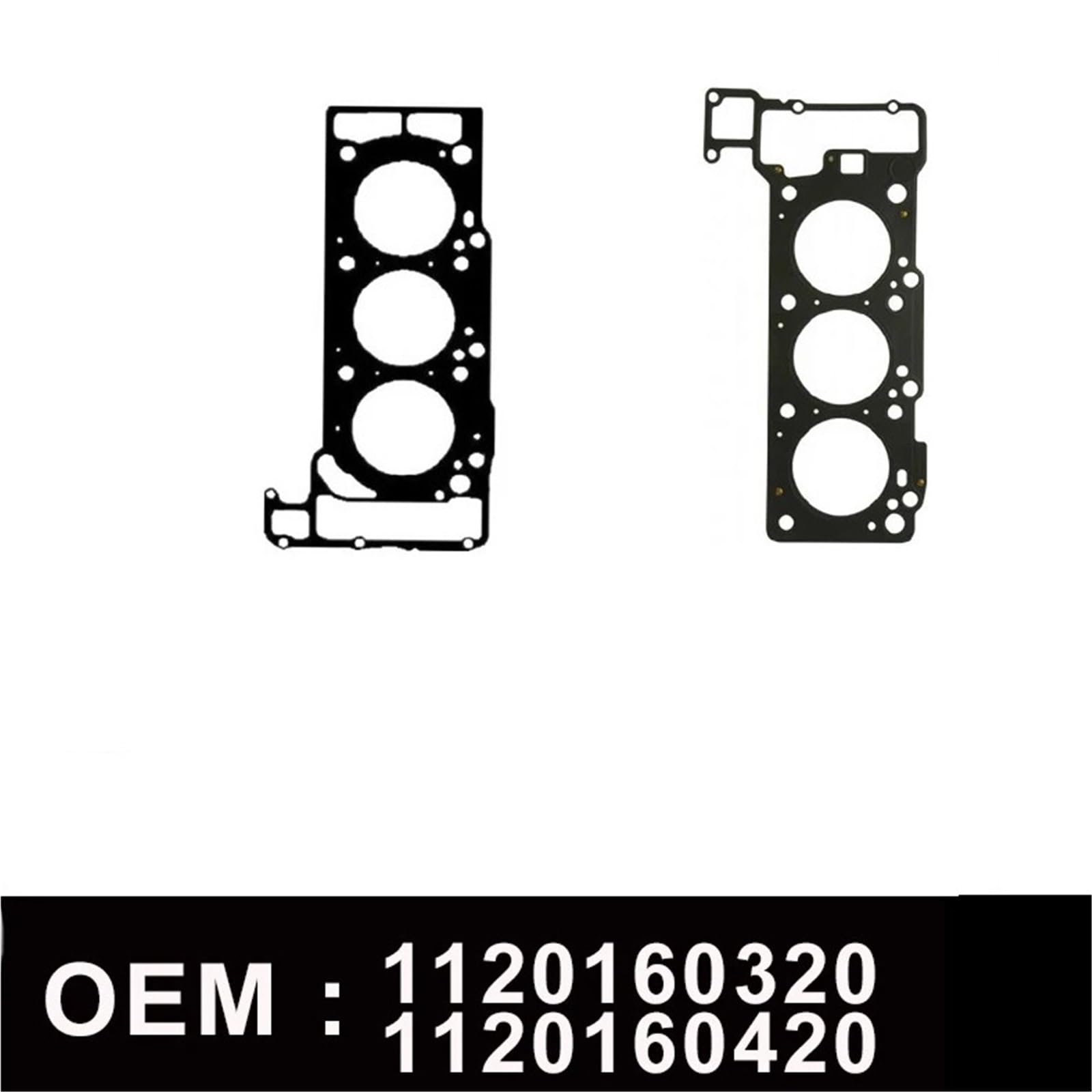 Junta de culata de motor 1120160320 1120160420 compatible con Mercedes Benz W210 W211 E240 E280 E320 Juego de juntas(1120160420)