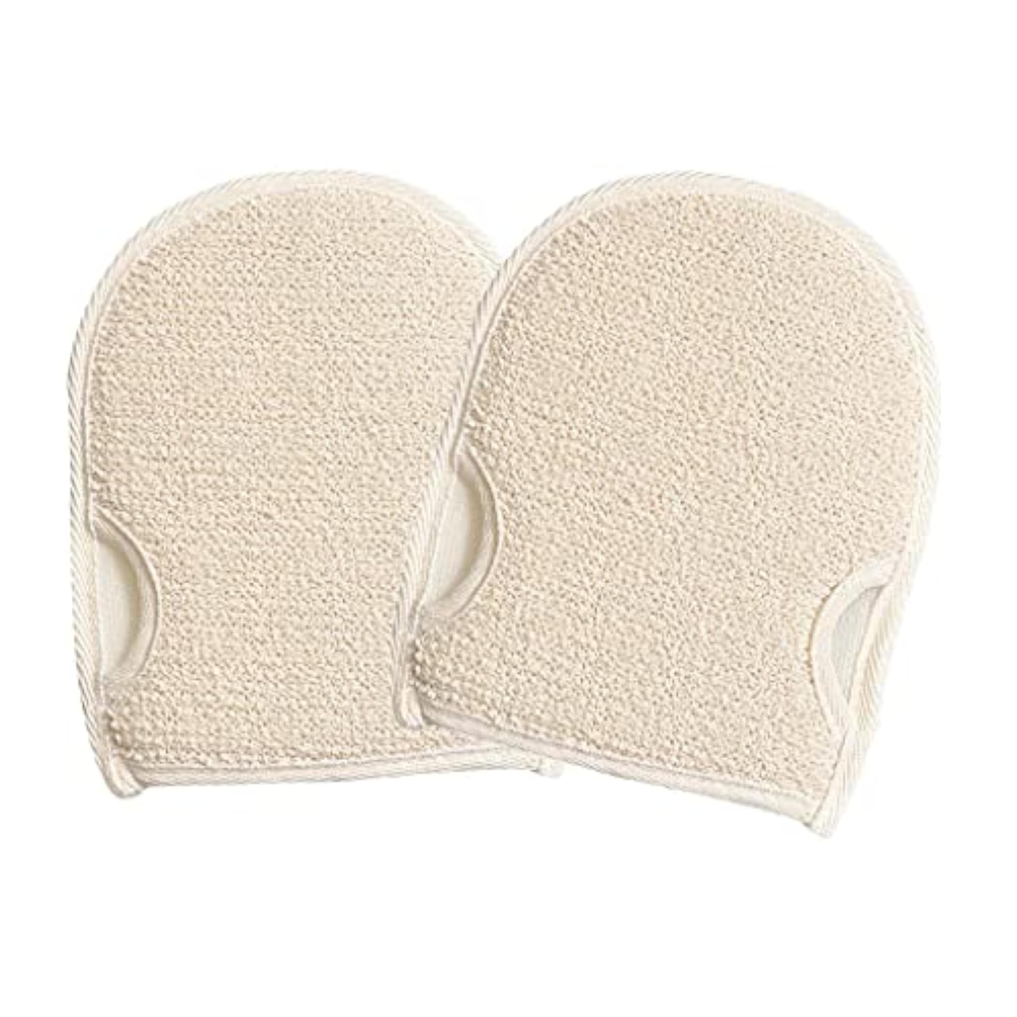 2 Pieces Bath Scrub Gloves Exfoliating Shower Mitts