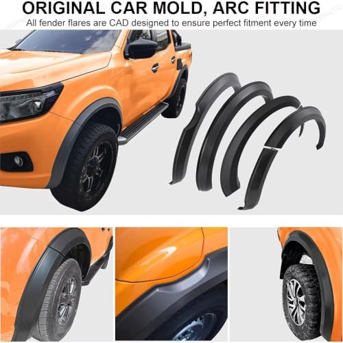Guardabarros para coche Nissan Navara que evitan salpicaduras en doble cabina 3